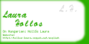 laura hollos business card